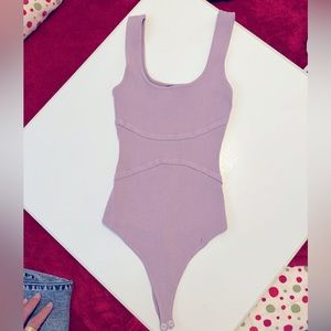 Lavender small bodysuit thong